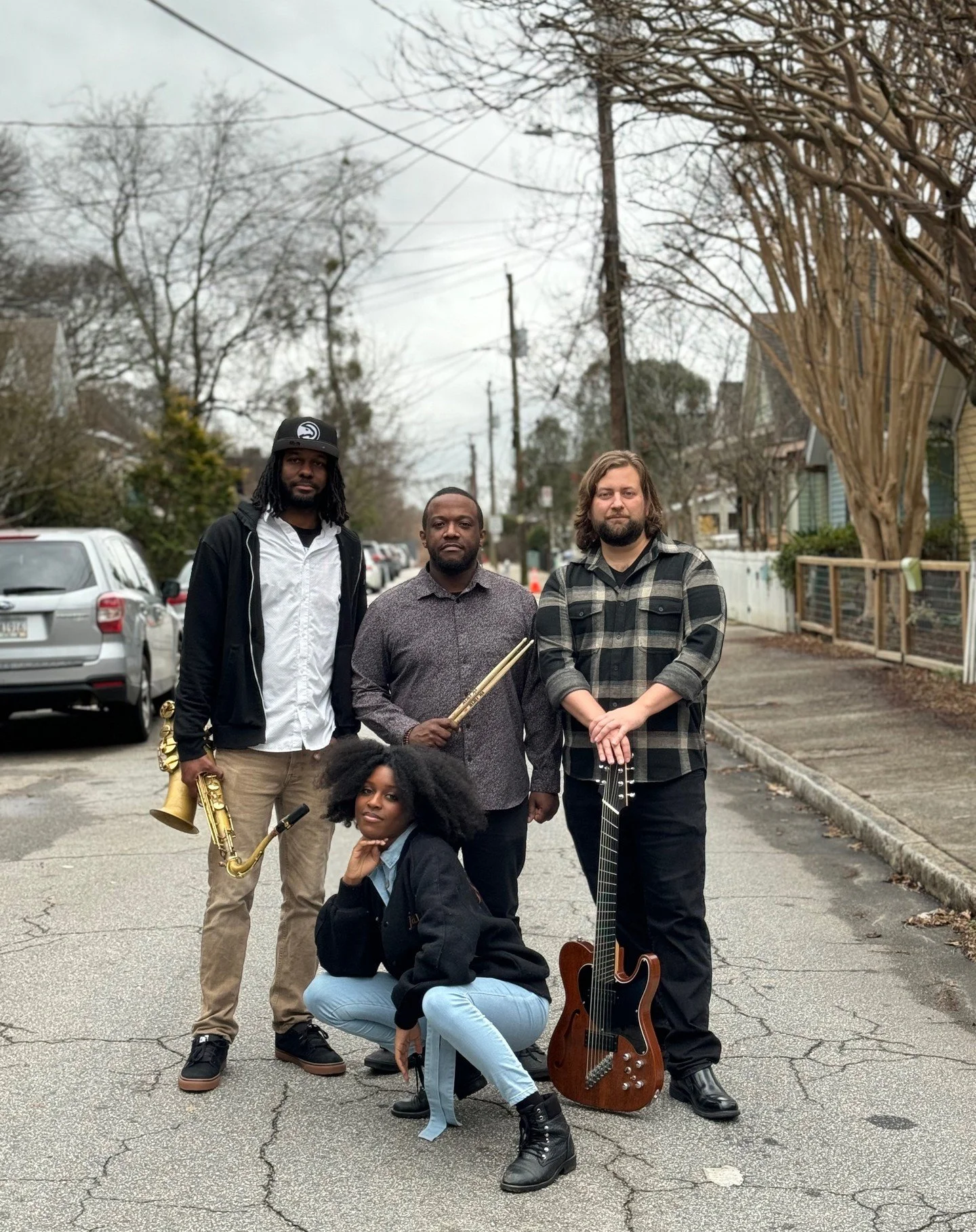 Hit up BOOMTRIO.NET and get on that email list to get upcoming show dates before they're announced. Full performance vids up on that mug too!!! #atlmusic #atlmusicscene #atlmusicians #atldrummer #weloveatl #livemusicatl #saxplayer #bassplayer #bass #