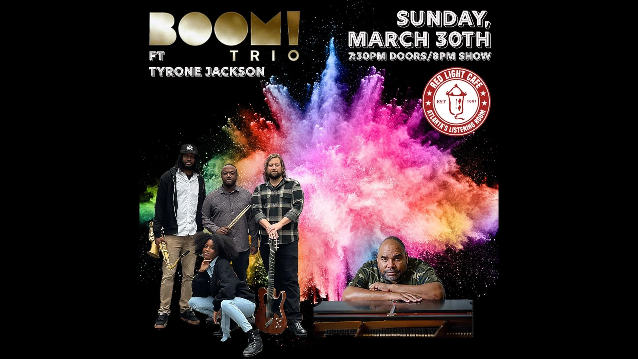 MARCH 30TH, RED LIGHT CAFE - Ticket link in Bio.
Featuring the always incredible TYRONE JACKSON on keys! Got a whole new set of tunes to hit y'all with.
@_mxolisi_ @robertbmusic @lavahi @kellymccartymusic @tyronejay3 @redlightcafe
#atlmusic #atlmu