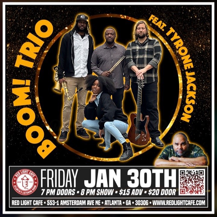 TICKET LINK IN BIO!!! First one of the year. New year, new songs.

Featuring the newly minted DOCTOR @tyronejay3

#atlmusic #atlmusicscene #atlmusicians #atldrummer #weloveatl #livemusicatl #saxplayer #bassplayer #bass #guitar#guitarplayers #horns #s