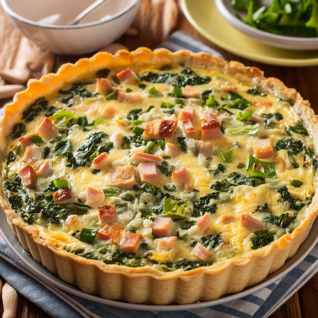 Ham And Cheese Quiche