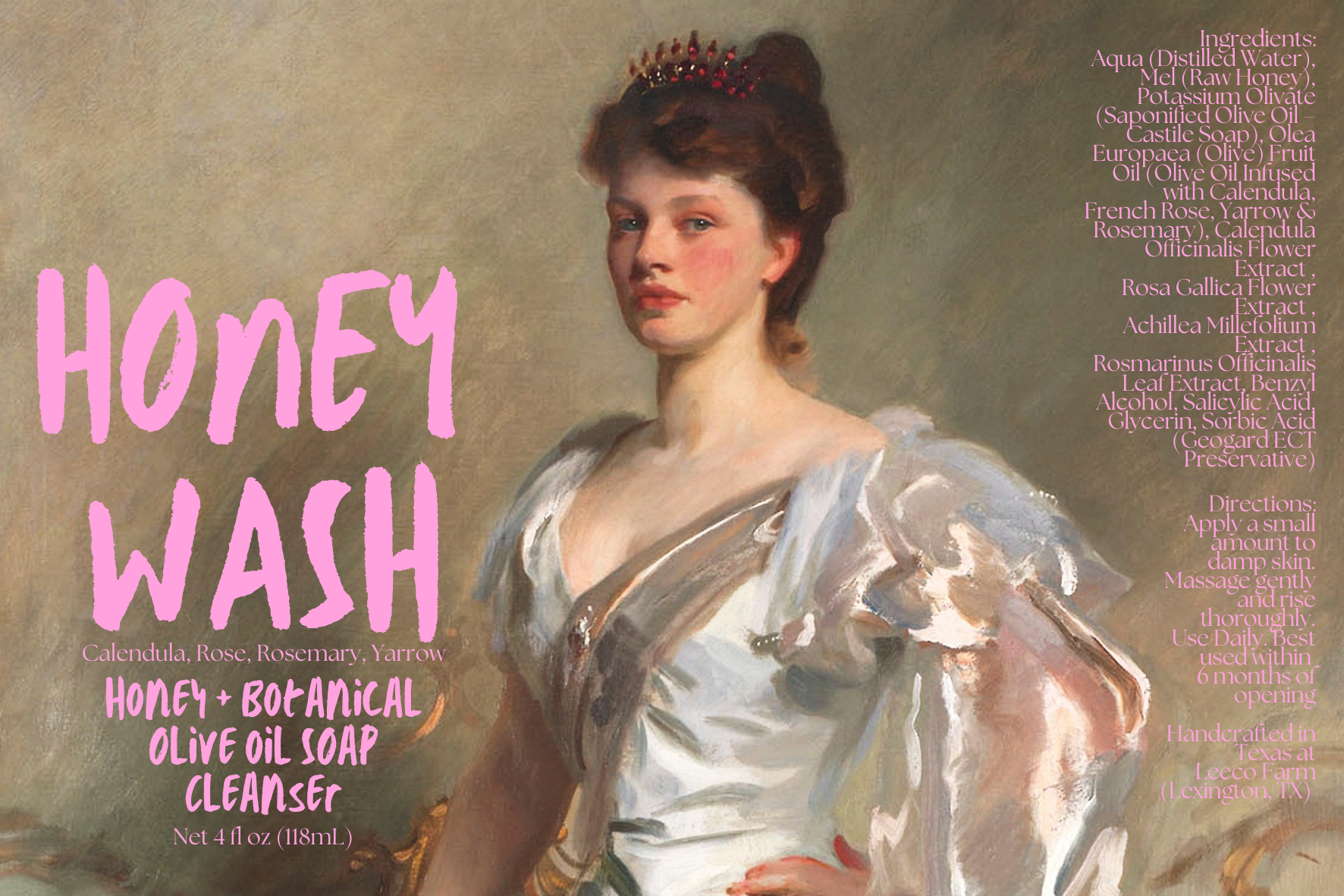 Pink Modern Feminist Handwriting Painting Poster Wall Art  (Stickers (Rectangle) (Landscape)) - 1.png