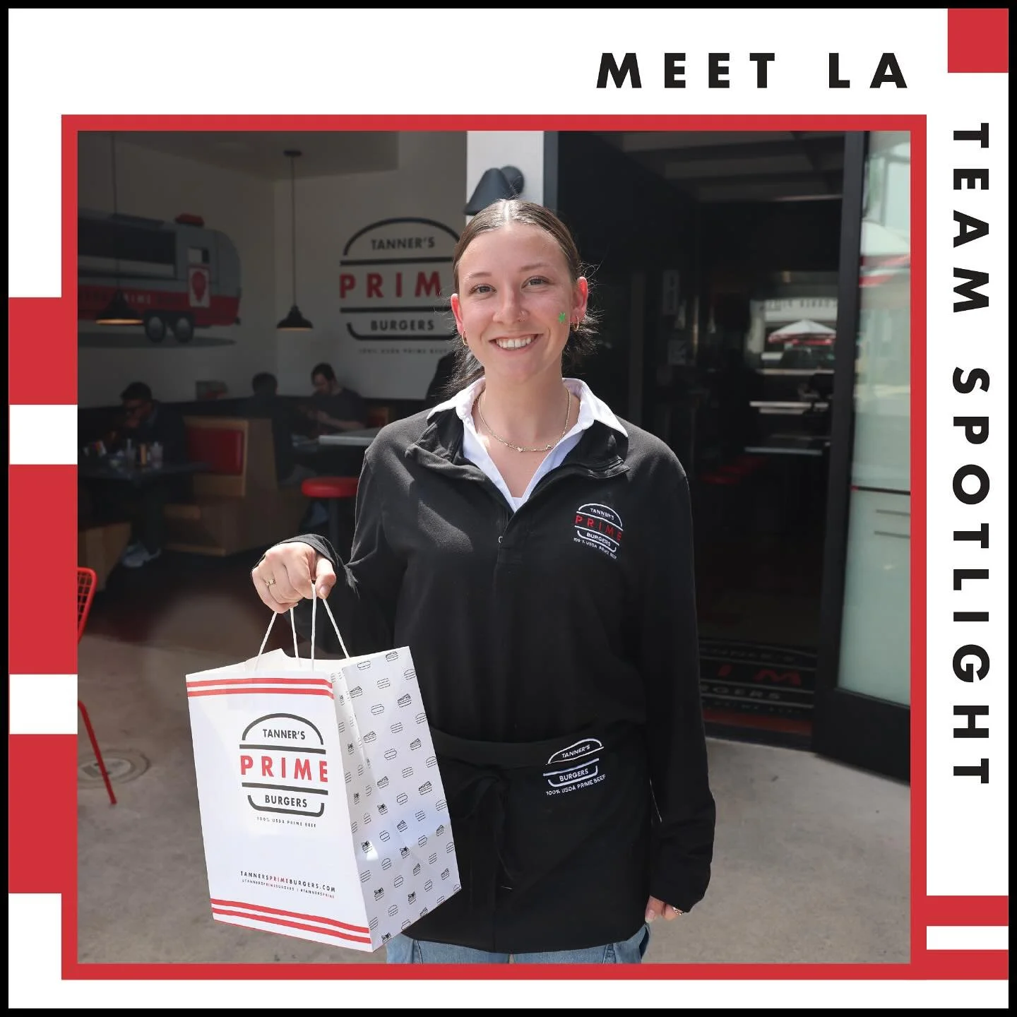 Meet &ldquo;LA&rdquo;&hellip;Always such a big smile.&nbsp; Constantly working to brighten our guest&rsquo;s day! &nbsp;
You can find her at the register, pulling beers, running food, or smashing burgers.&nbsp; An all-around team player with the gues