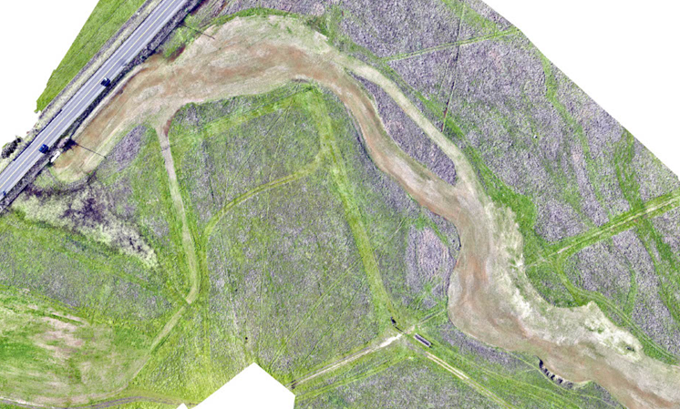 after restoration of lakeville creek