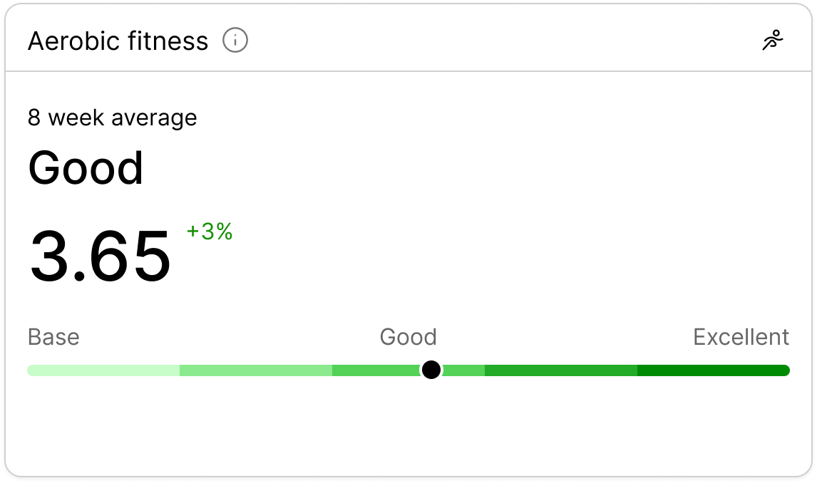 KULG aerobic fitness score - kulg.io
