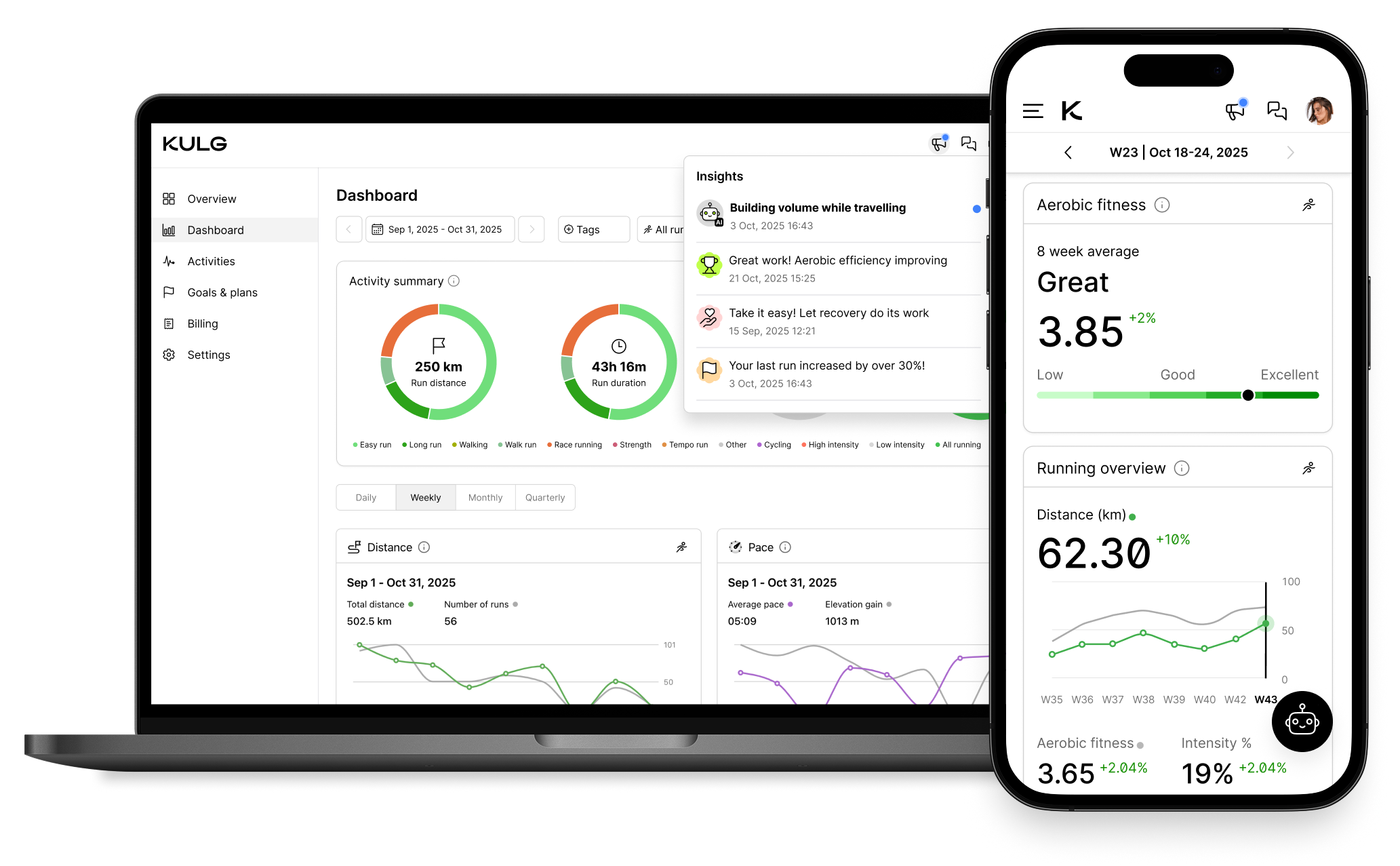 KULG App on web and mobile