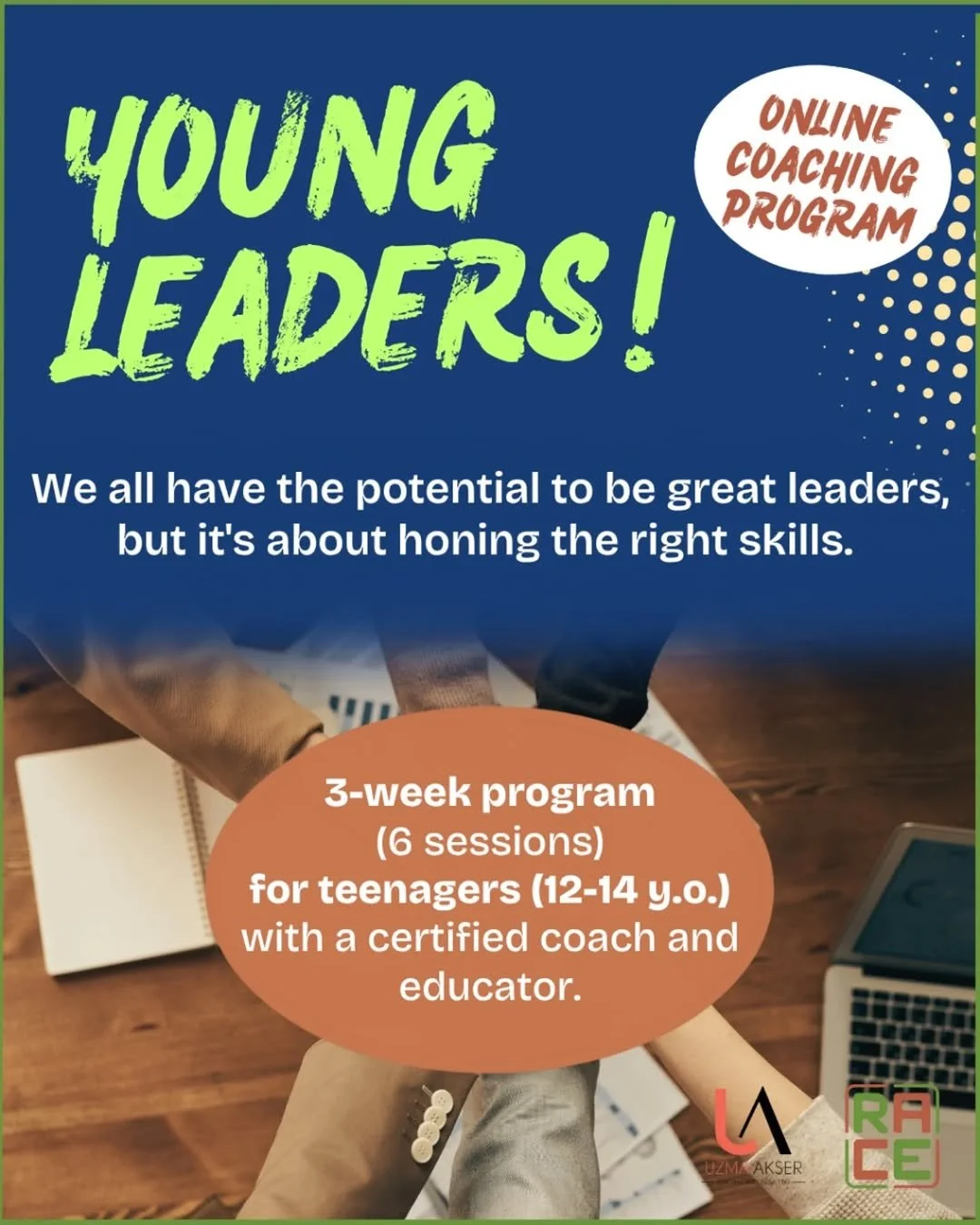 Young Leaders! Coaching and Learning Program for Teens
