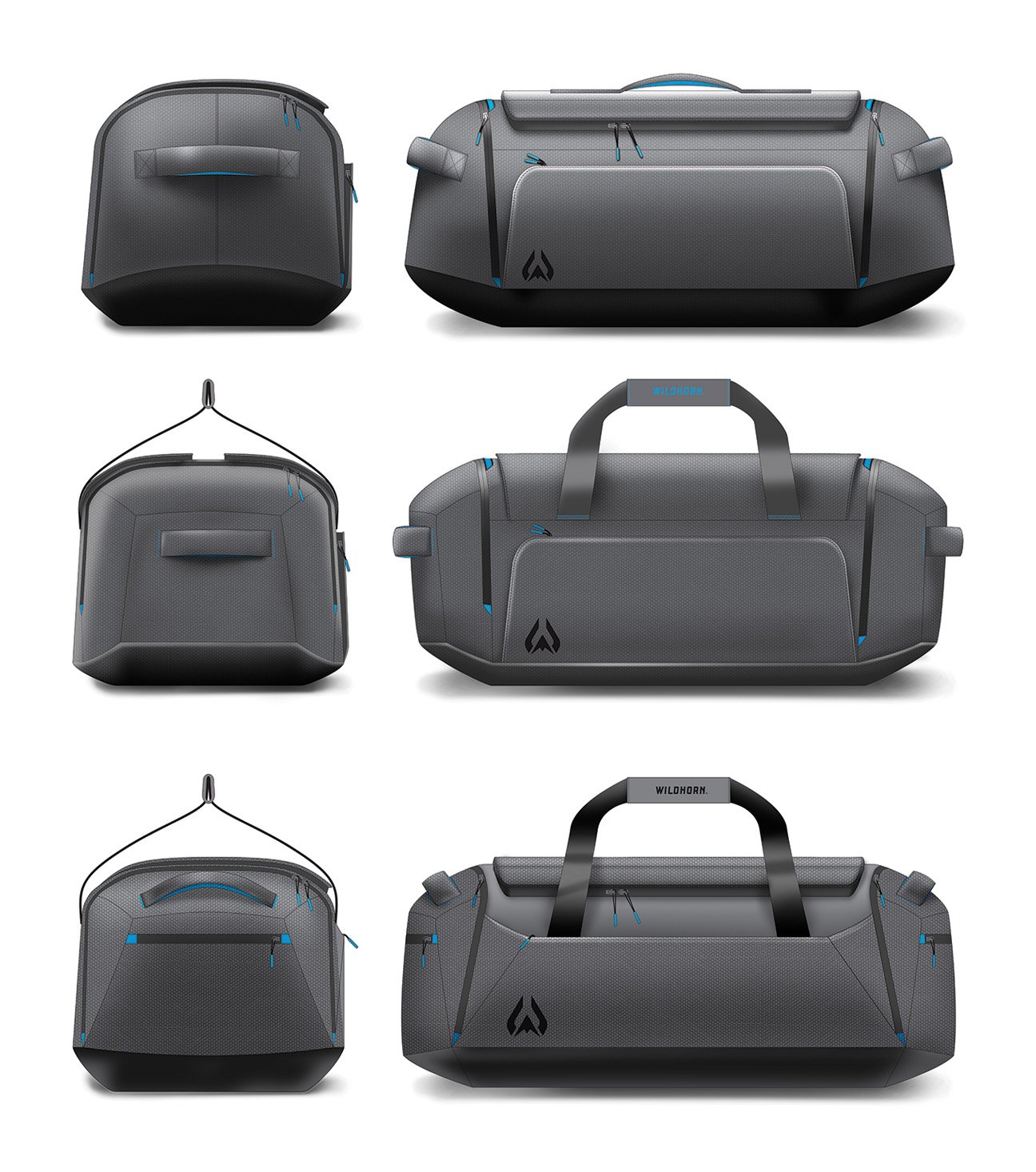 Wildhorn 3-Pocket Insert Organizer For MTB Duffel Bags - Gear Divider For Gulch 70L & Big Mesa 90L Cycling Bags