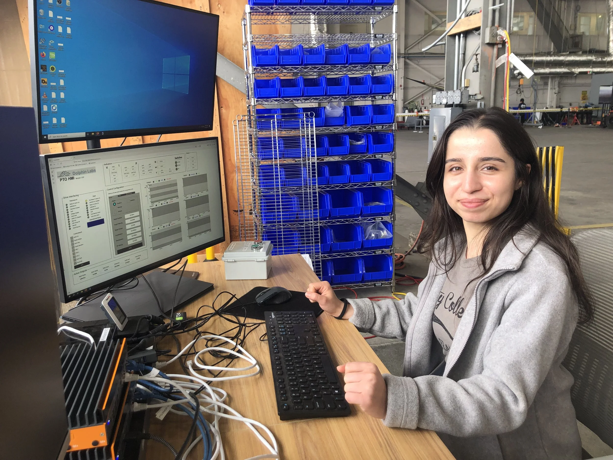 An intern from the BlueTech Workforce Program™.