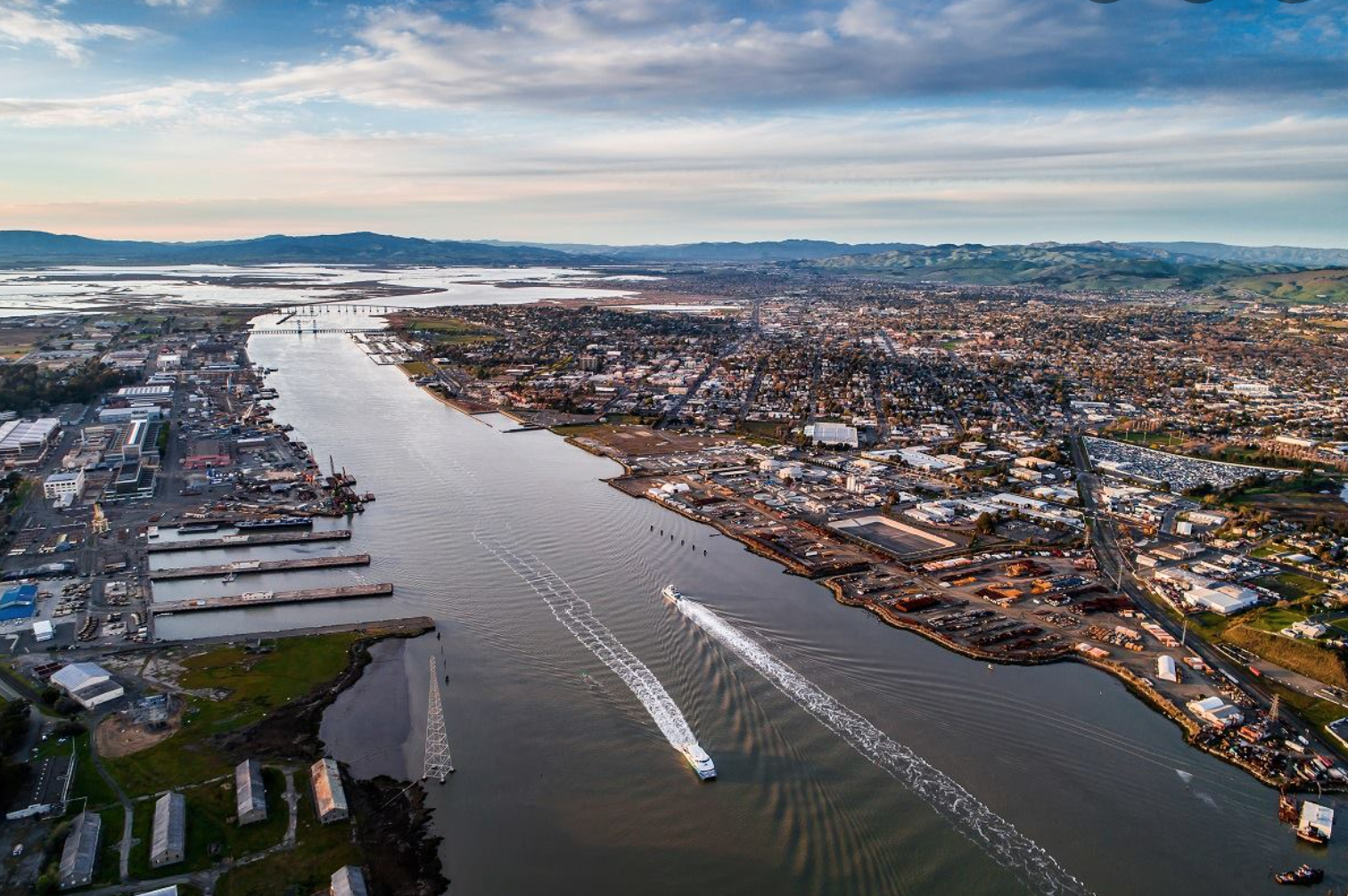 Mare Island was decommissioned by the Navy in 1996. It is an historic center for maritime activity on SF Bay that is undergoing transformation and regeneration.