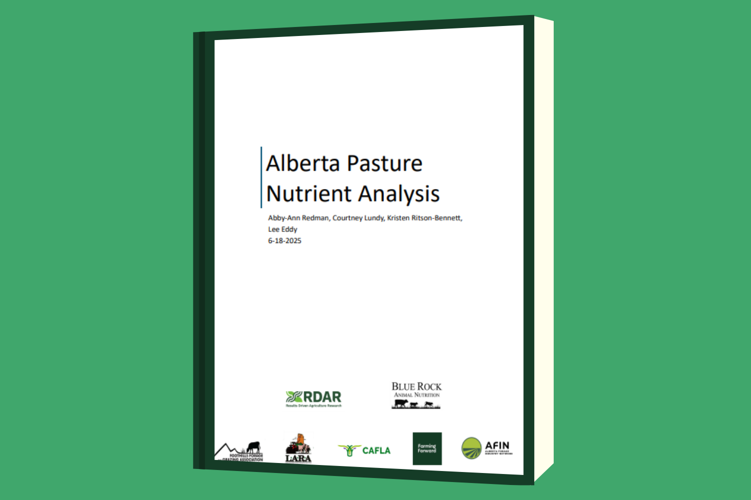 Alberta Pasture Quality Project Report