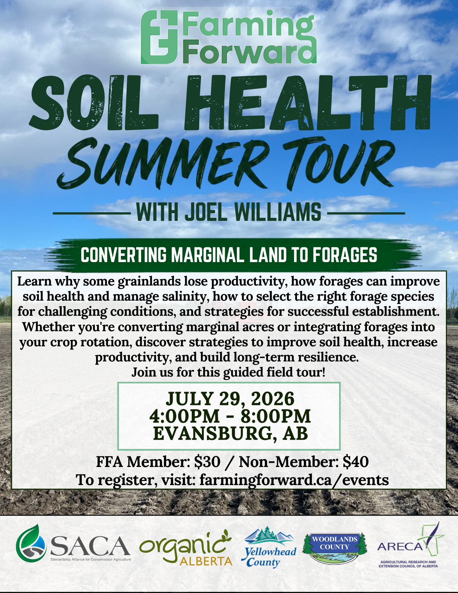 Soil Health Summer Tour- With Joel Williams!
