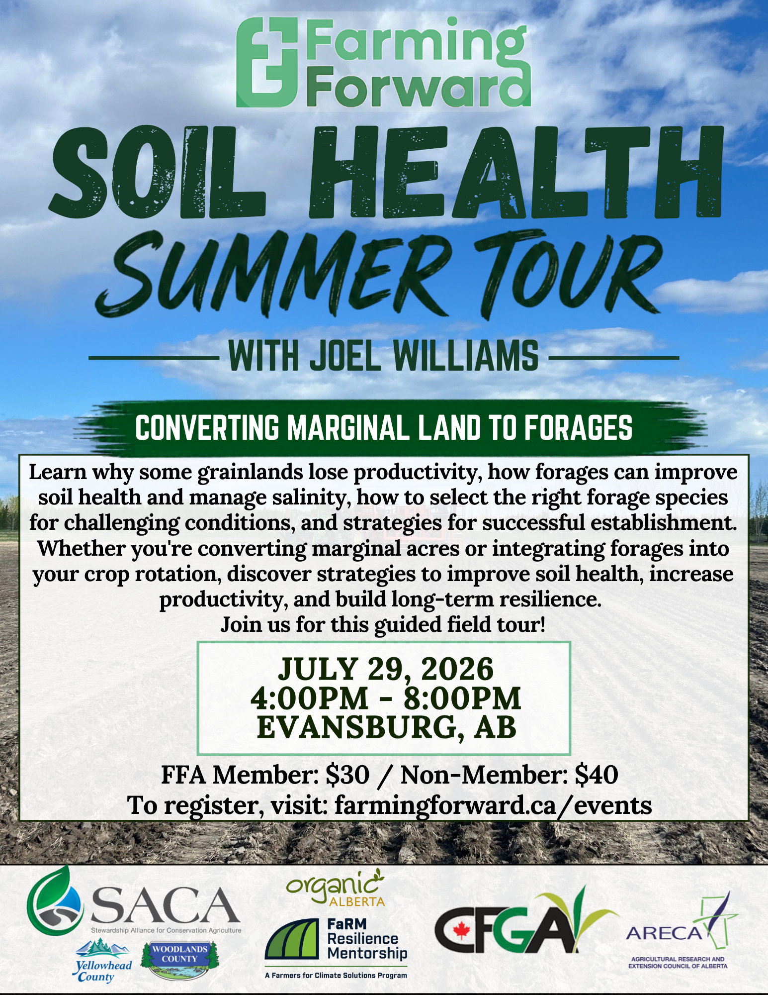Soil Health Summer Tour- With Joel Williams!