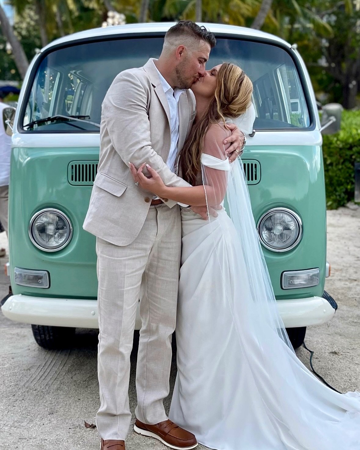 Congratulations to the beautiful couple, Linn &amp; Daniel! It was such a joy working with you both. Thank you for choosing the Good Times Roll Bus to be part of your special day&mdash;and an even bigger thanks for your amazing review. It truly means