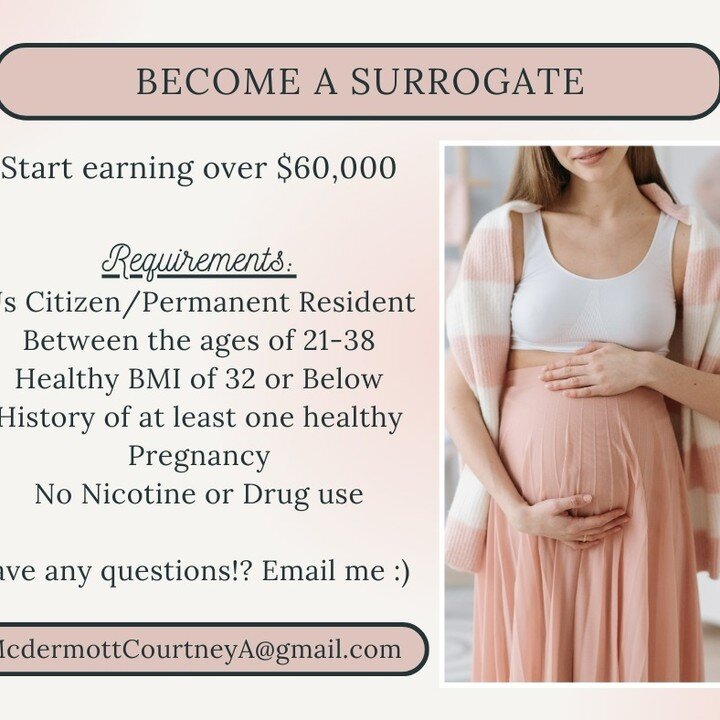 We are now accepting applications for new surrogates, which can not only bring incredible earning potential, but also lets you be a part of bringing families together!

It's so simple to find out if you qualify... Shoot us a message, or hop on our we