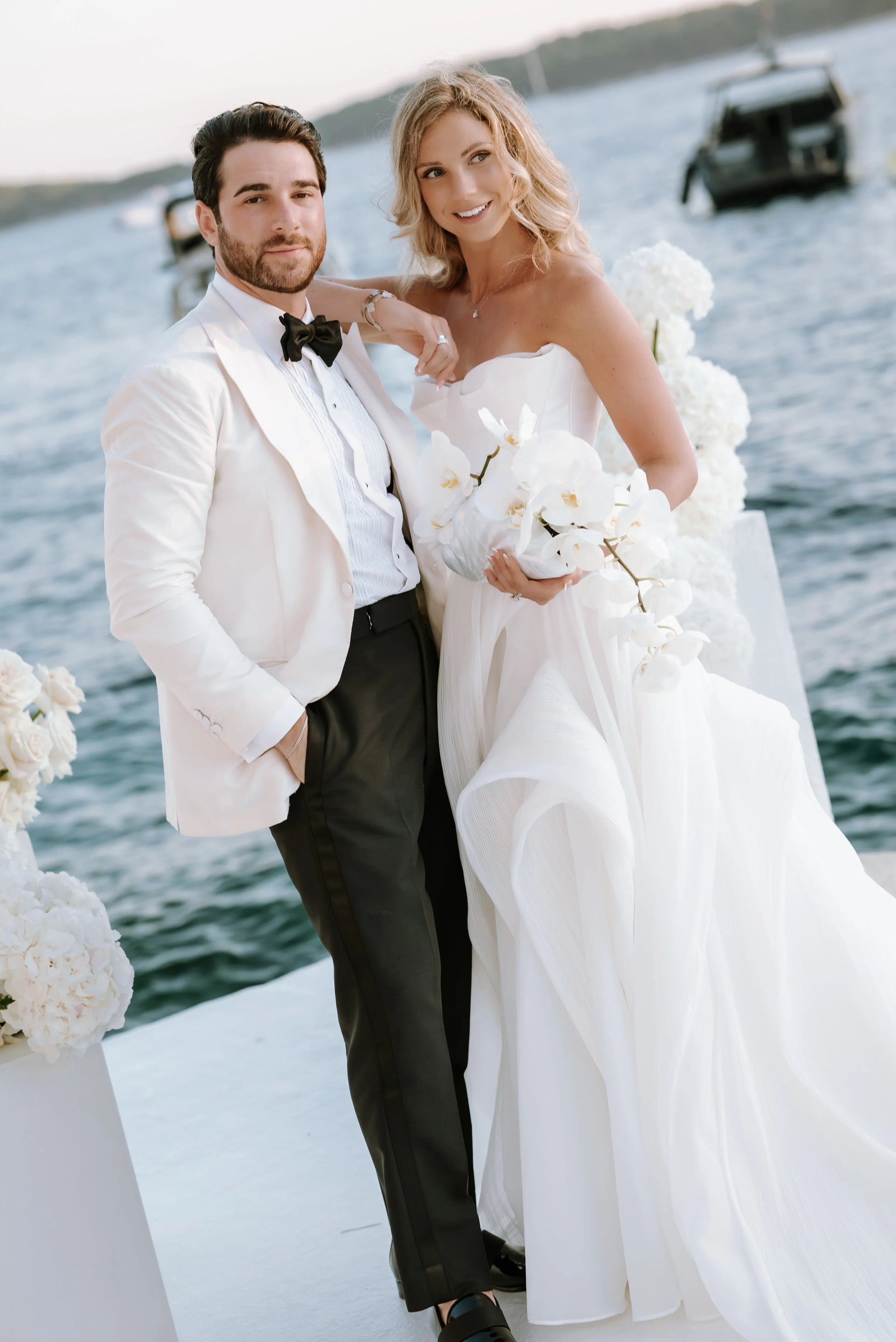 Beach Club Hvar Wedding by Reborn Weddings Bridal Portraits