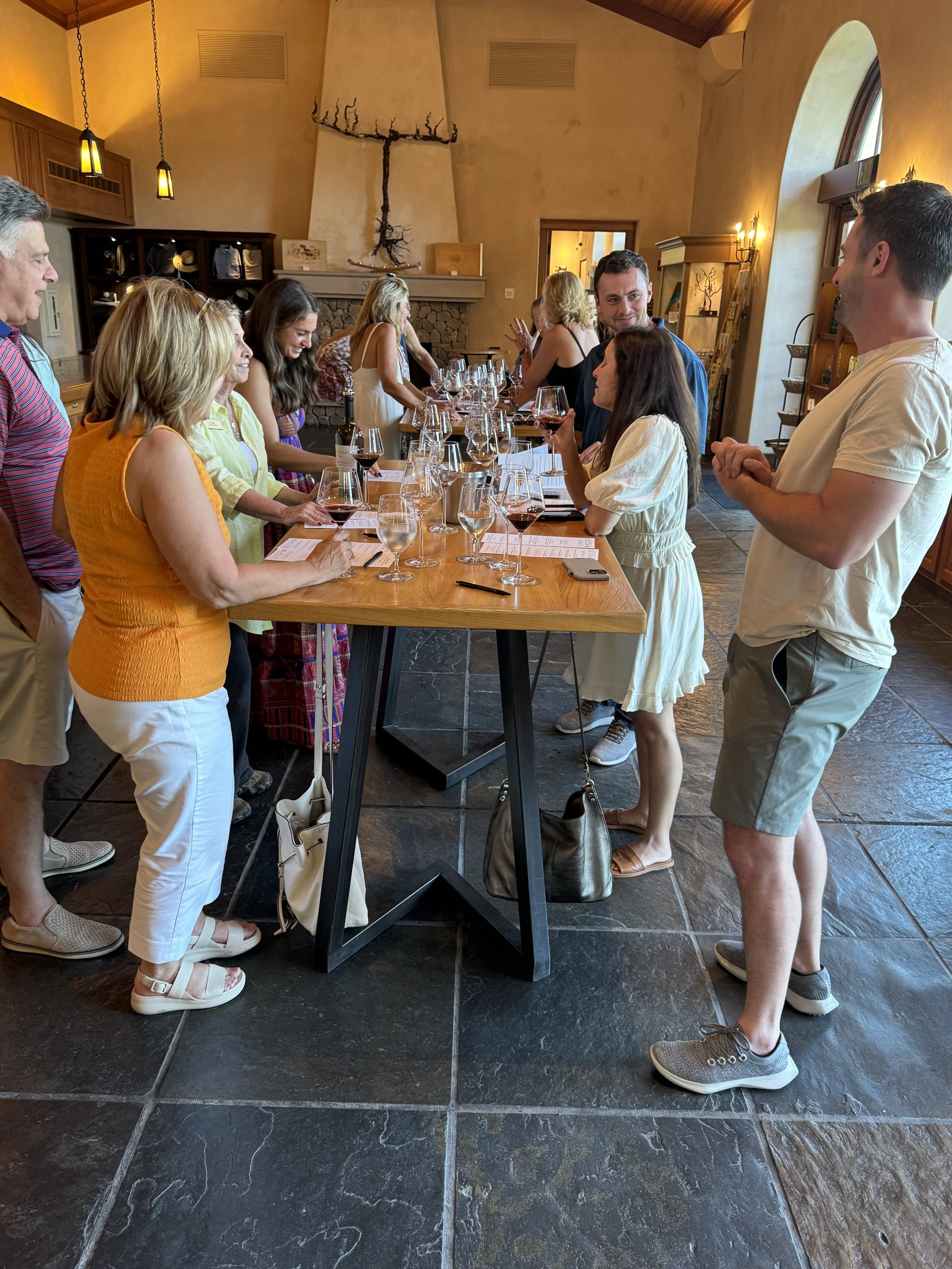 Napa Valley wine vineyards offering wine tasting packages