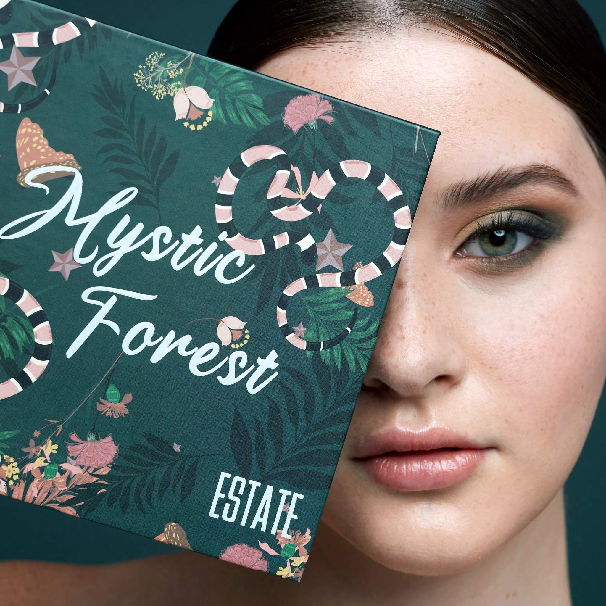 Estate Cosmetics product campaign imagery
