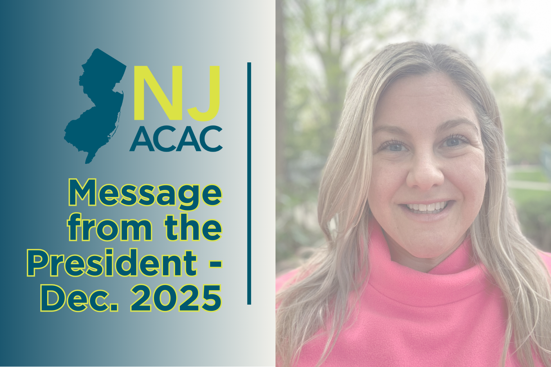 Message from the NJACAC President 