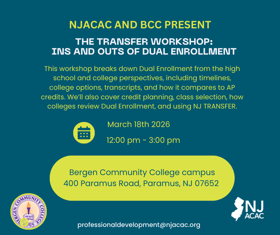 The Transfer Workshop: Ins and Outs of Dual Enrollment