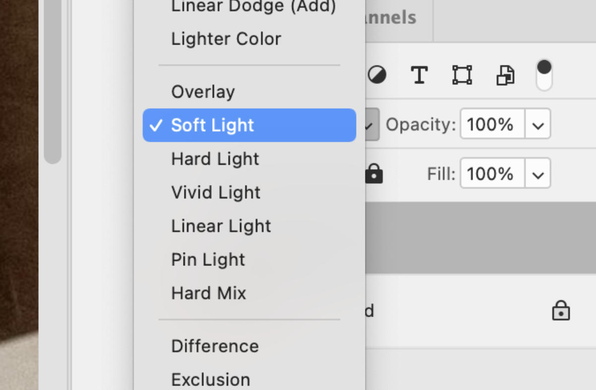 Blending Modes: Soft Light