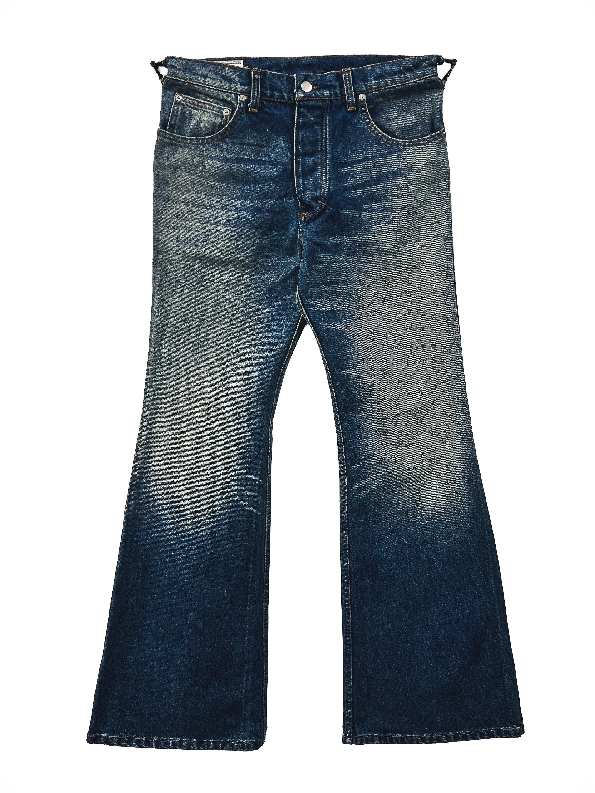 WASHED CLASSIC FLARE, DARK BLUE