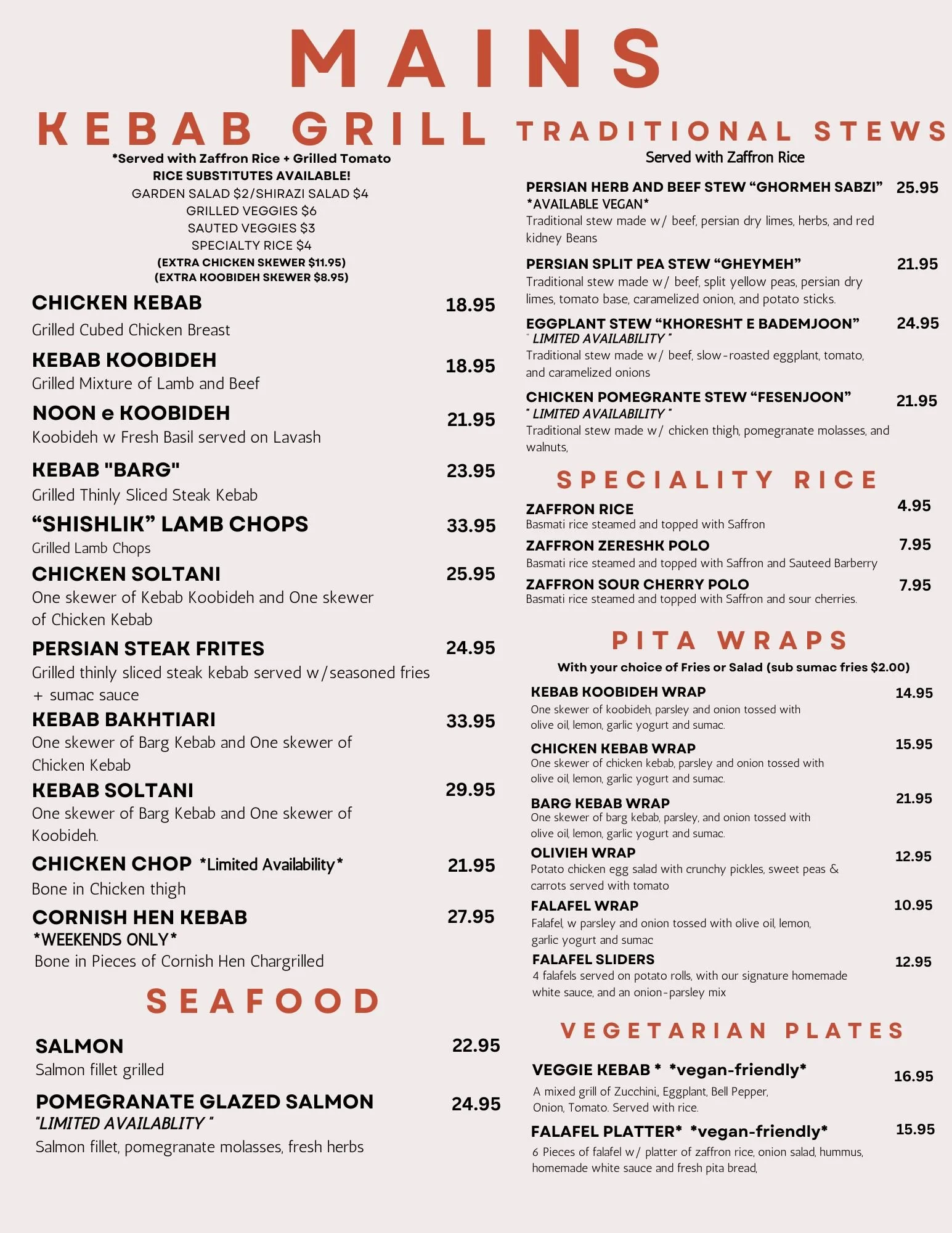 Menu — ZAFFRON BLOOM