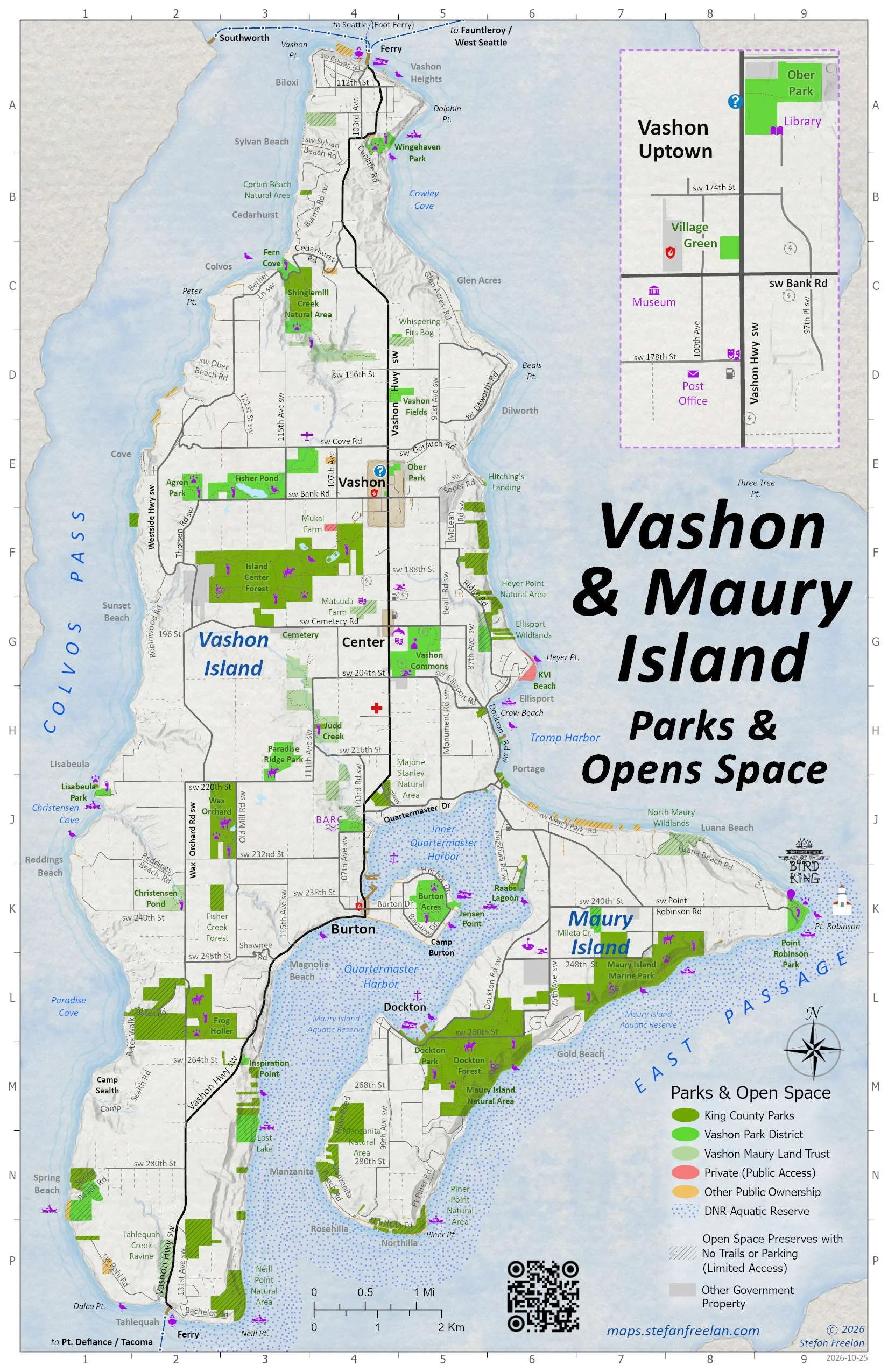 Parks & Open Space by Ownership / Management. 2026, 11x17 *