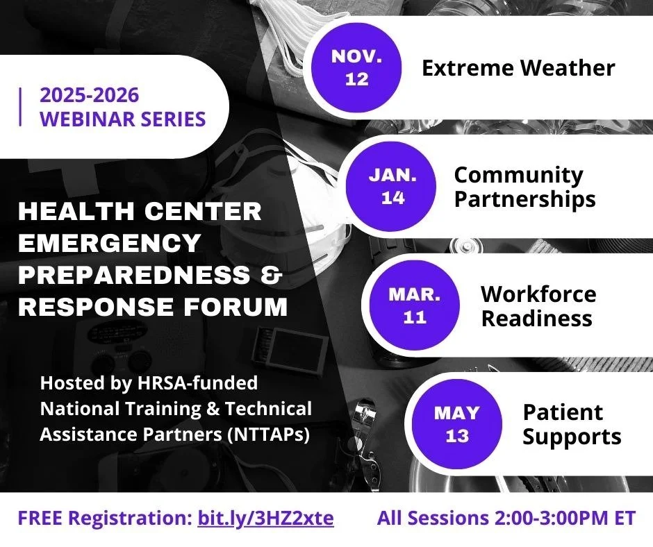 Webinar Series - Health Center Emergency Preparedness and Response Forum