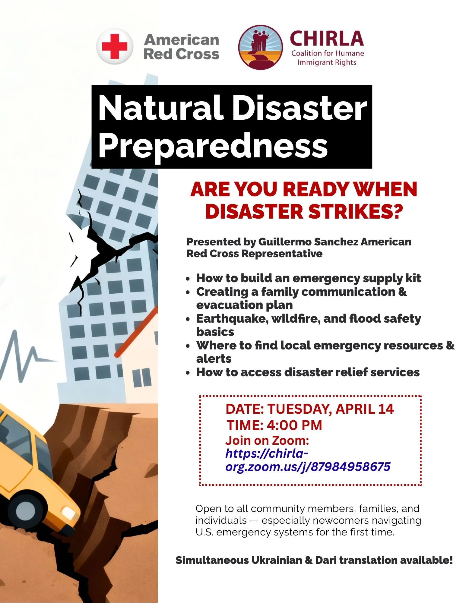 Natural Disaster Preparedness Webinar