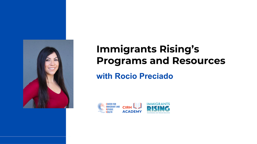 Digital Resource Library — Center for Immigrant and Refugee Health