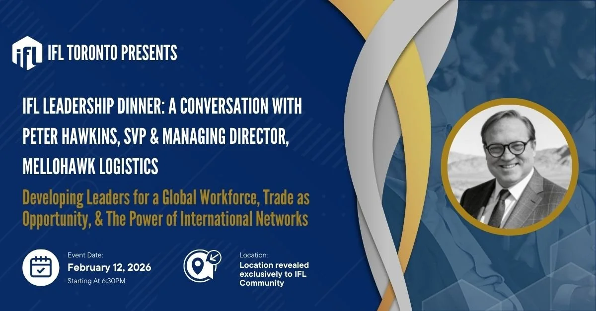 Leadership Dinner with Peter Hawkins, Mellohawk Logistics