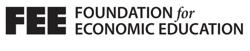 FEE Foundation for Economic Education logo in black and white.
