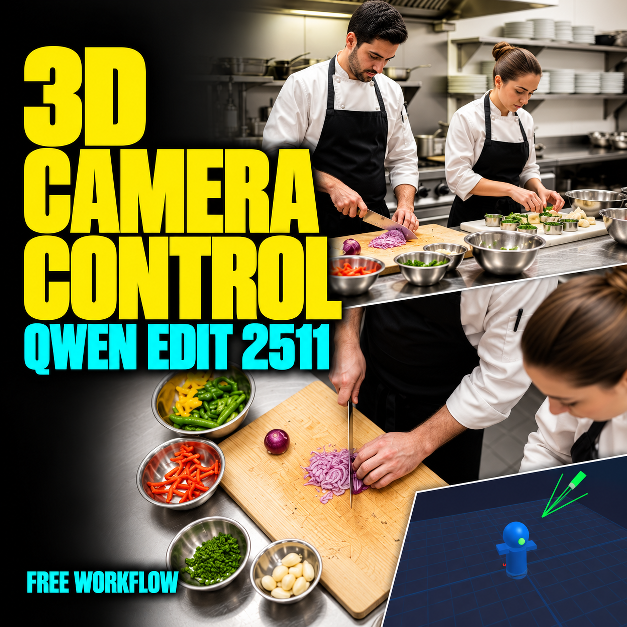 QWEN Edit 3D Camera Controler