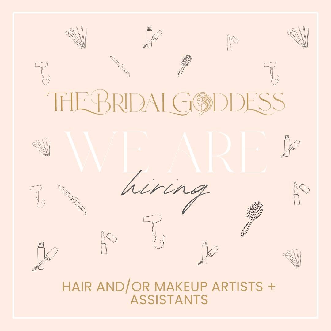 Calling all talented hair and makeup artists... we have the perfect side hustle for you - the wedding industry! ✨ 👰 With invaluable connections to venues and planners and over a decade of experience, we're gearing up for a busy summer season and are