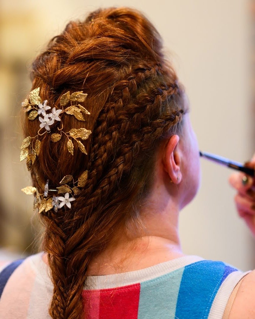 It&rsquo;s your wedding YOUR way. We love how Cat tied in her wedding theme into her look with these intricate viking braids.

📸: @seanlaraphotography 
📋: @rightasrayne.weddings 
📍: @dellaterramountainchateau 
👰: @kittiegoquack