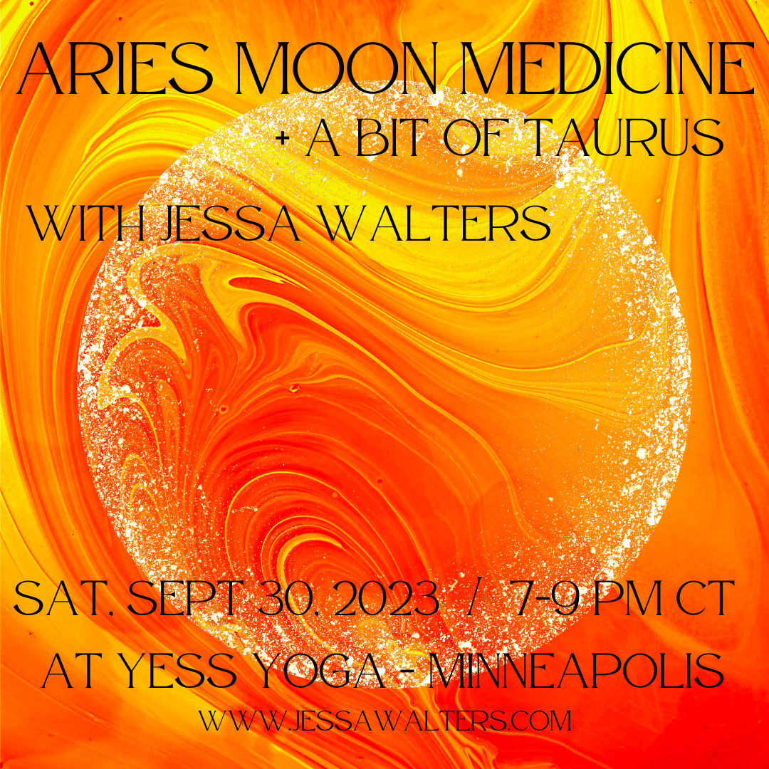 Aries Moon Medicine with Jessa Walters at Yess Yoga