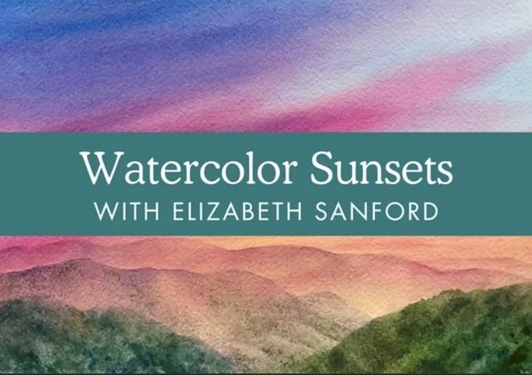 Adult artists, this one&rsquo;s for you!

Have you been wanting to try your hand at watercolor sunsets? You&rsquo;re in luck&mdash;there are still a couple of spots open in our upcoming Watercolor Sunsets Workshop with Elizabeth Sanford.
Discover the