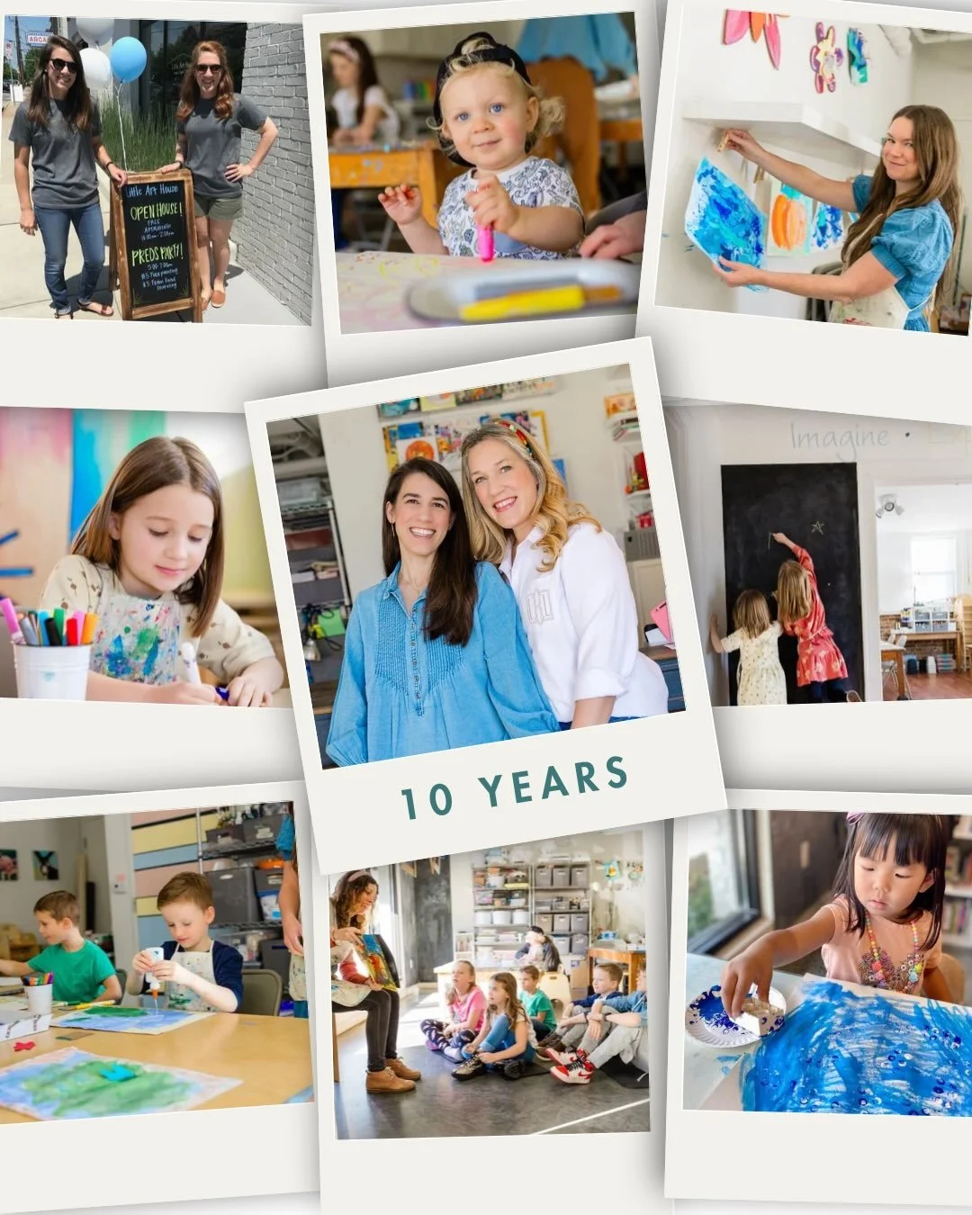 Ten years of brick and mortar and we are still pinching ourselves! 🎉🎨 Camps turned into a location, a location turned into a community, and what a community it is! 

We would love for you to celebrate with us! Join us October 25th at our Hillsboro 