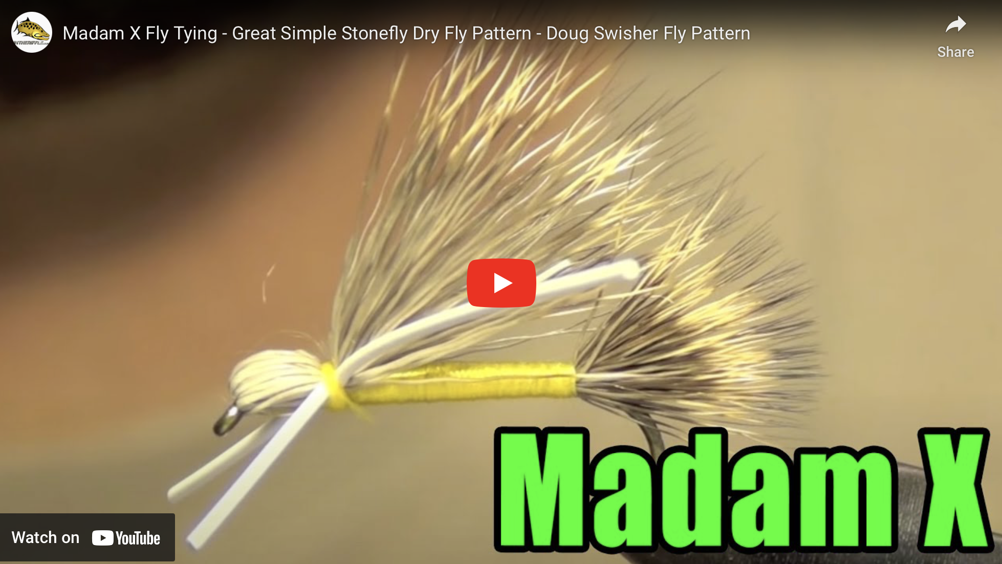 How to tie a Madam X Fly