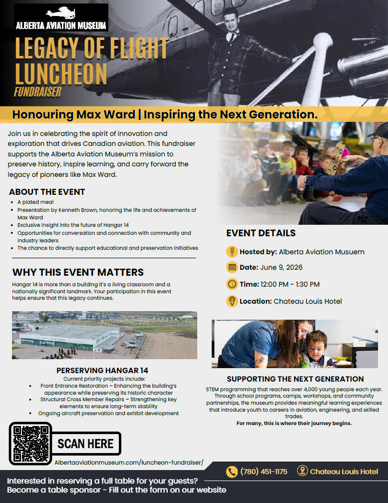 Alberta Aviation Museum Legacy of Flight Luncheon