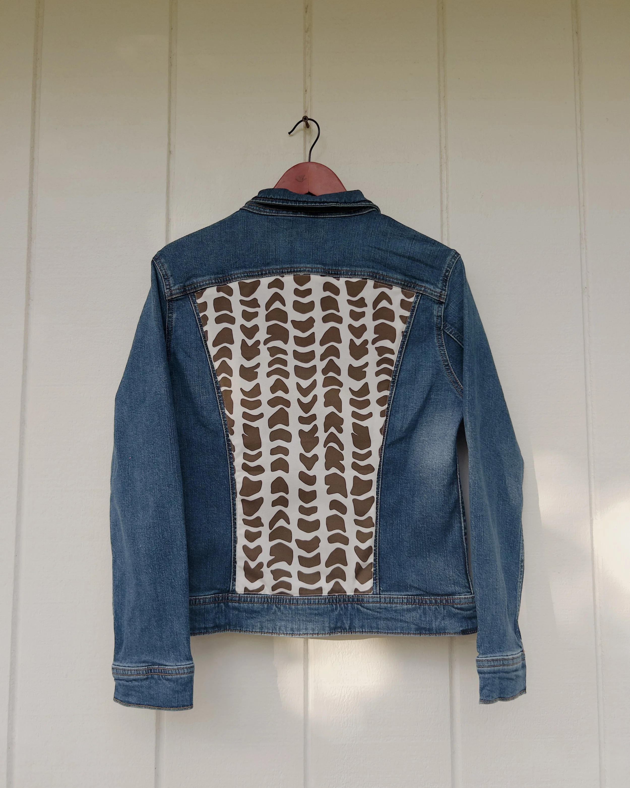 Hebrew Shell Denim Jacket — Maui , Hawaii