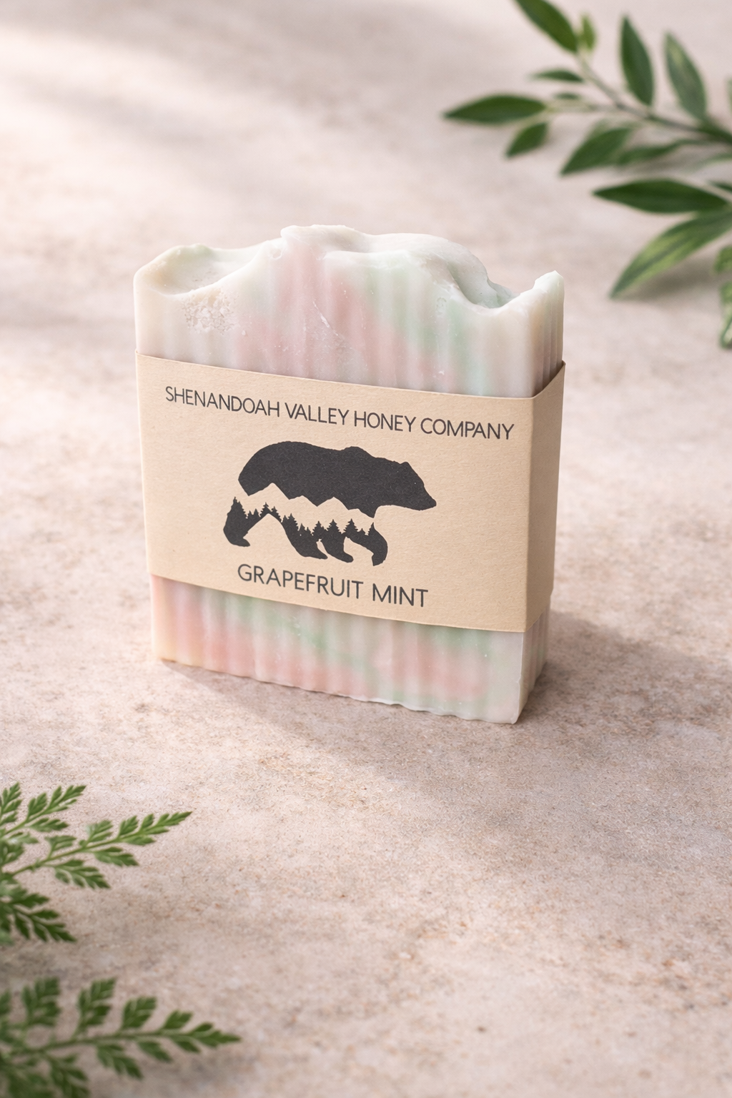 Grapefruit Mint Cold Process Soap Bar