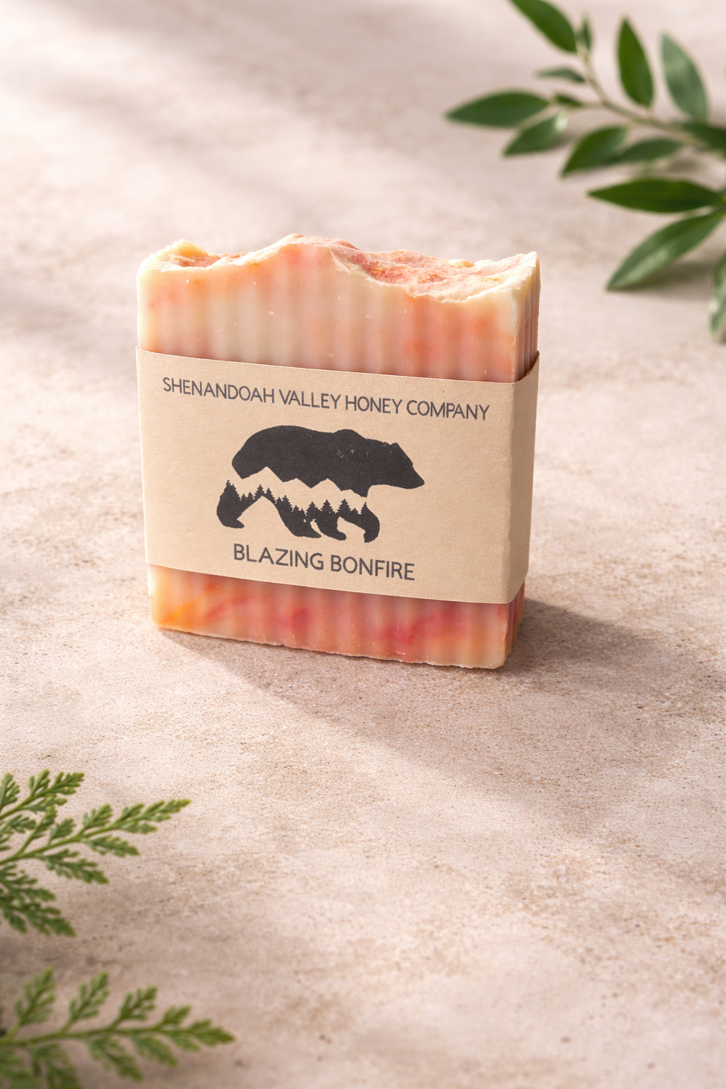 Blazing Bonfire Cold Process Soap Bar