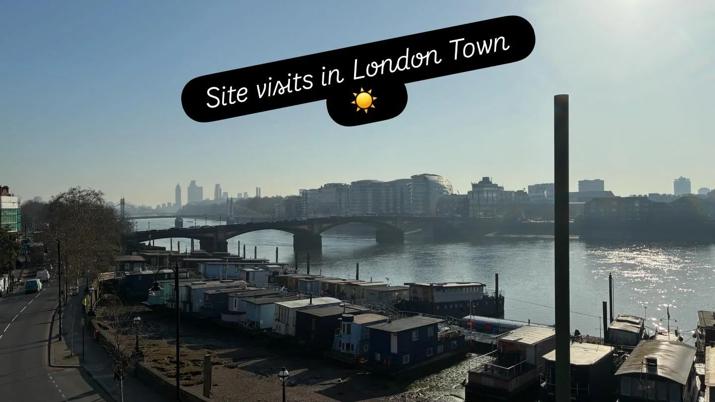 What a beaut of a day to visit some new sites in London Town!  Lovely to see you too @tanya.bentley.interiordesign #hellosunshine ☀️ #ivemissedyou #newprojects #planningconsultant