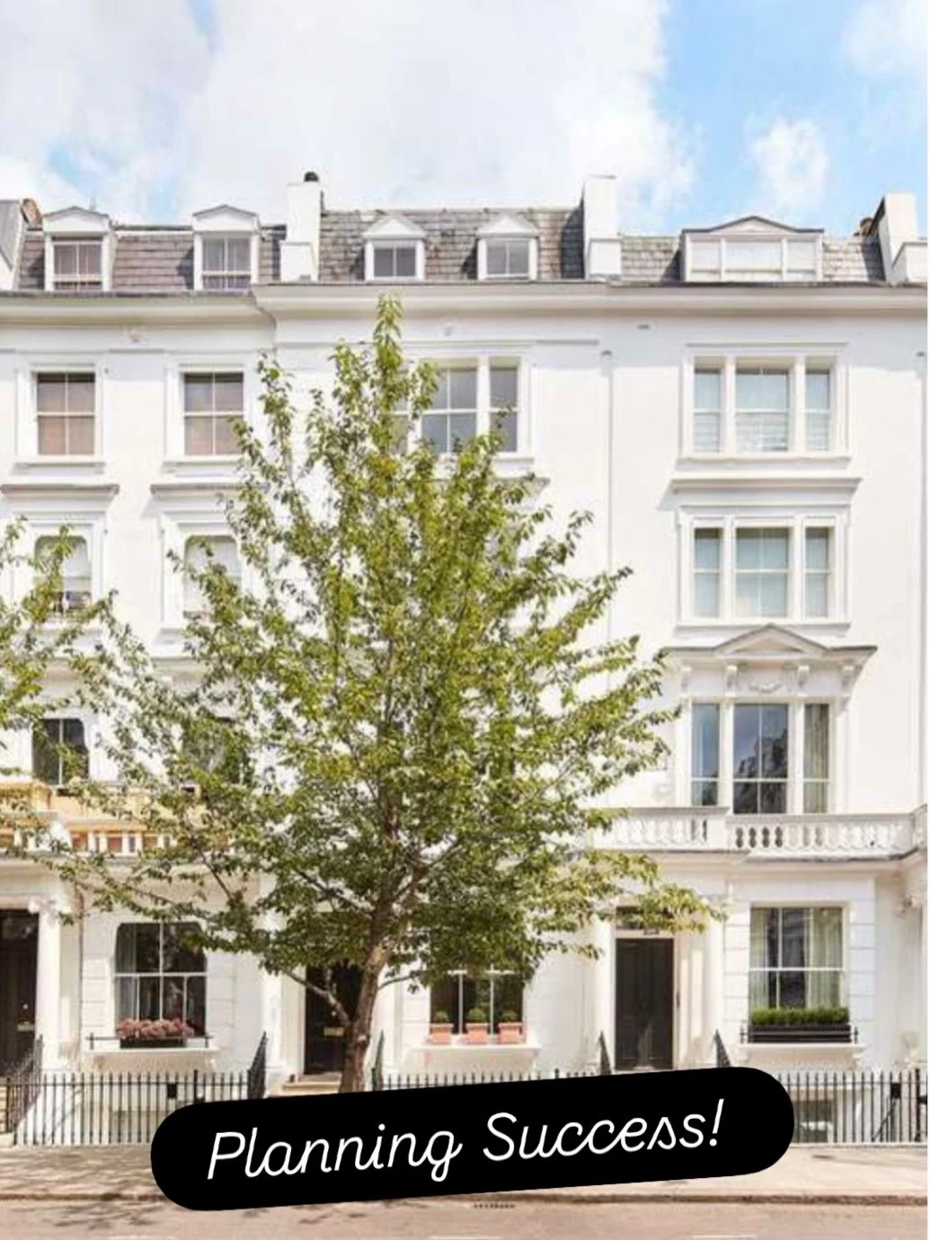 Planning permission secured in RBKC 🌟 

Despite the rain, today is a good day @the.plannery!

We have just learnt that approval has been granted for extension and refurbishment works to this Notting Hill townhouse after a huge team effort @michaelis