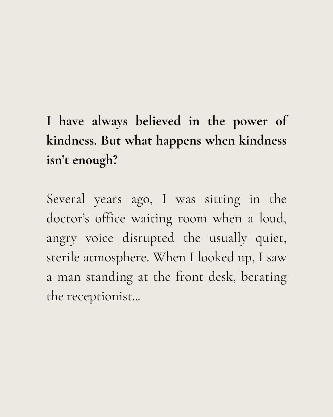 When Kindness Is Not Enough &mdash; In my latest post, I share about a recent realization I had about injustice: kindness toward the victimized is important, but it is not enough. We must also stand up to the perpetrators of injustice.

#kindness #ju