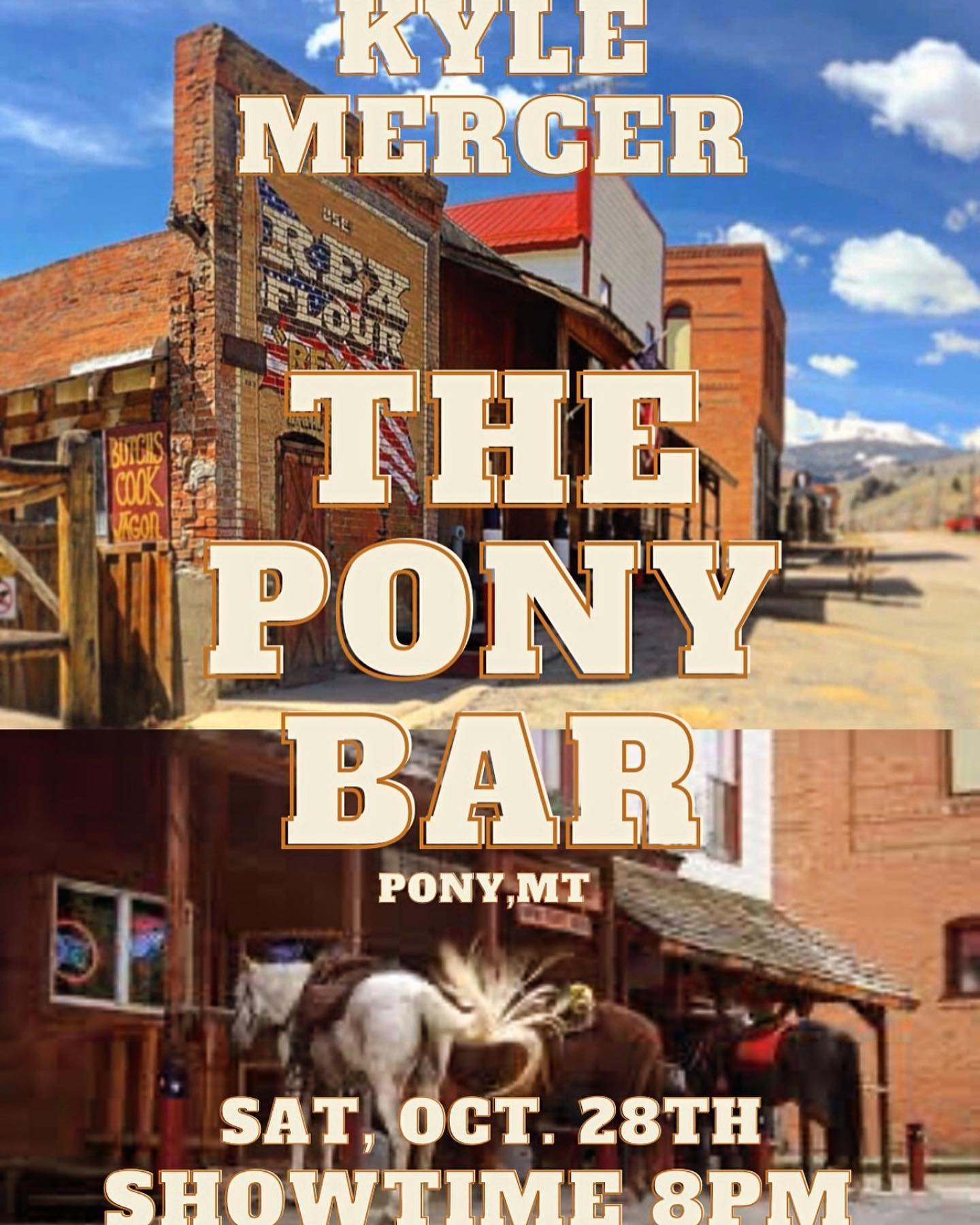 It&rsquo;s official! I&rsquo;ll be playing for my very first time in the great state of Montana @montana_ponybar 🎶 I hope to see y&rsquo;all there! 
#montanamusicscene #countrymusic #kylemercermusic #livemusic #musicartist #songwriter #montana