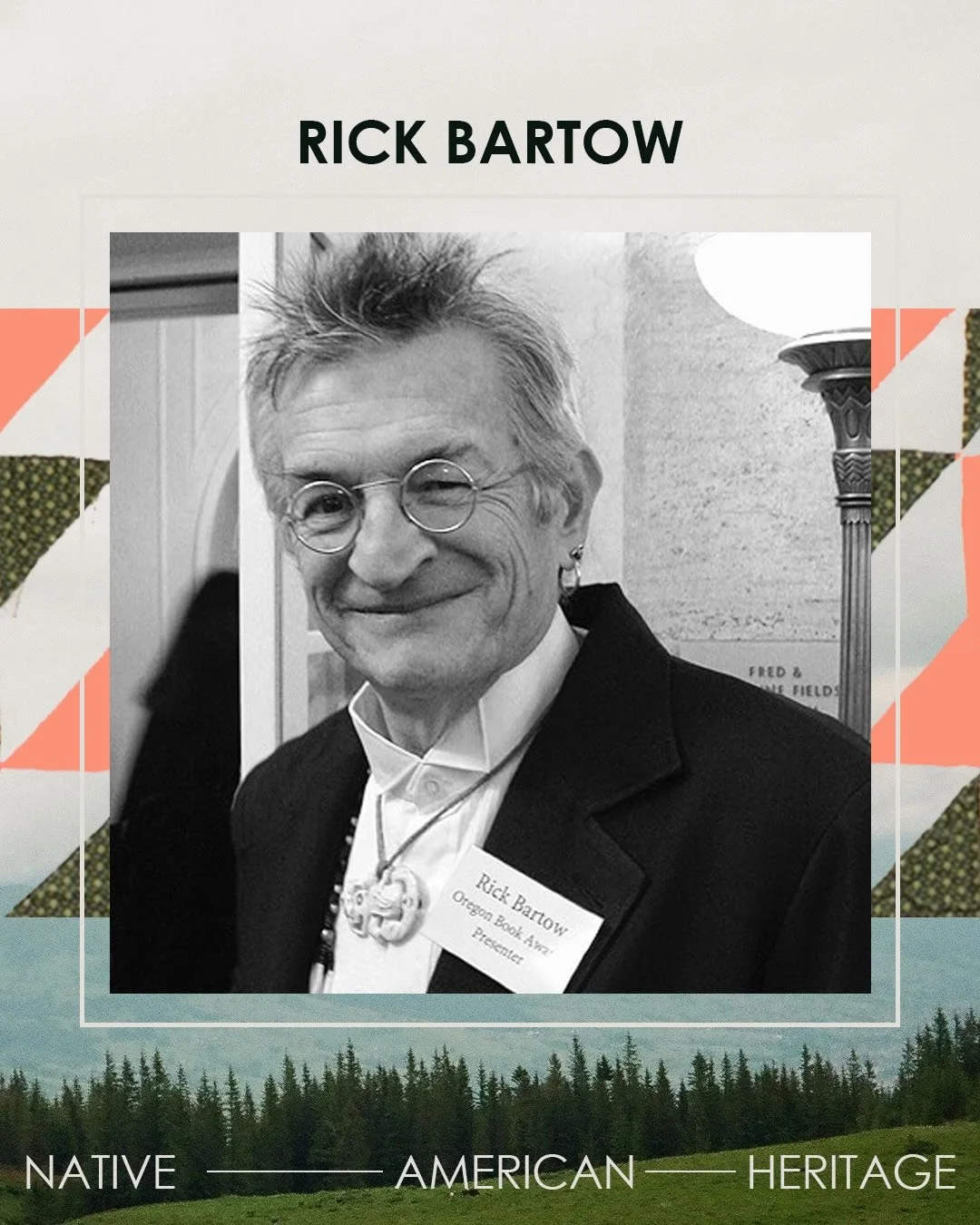 Artist Rick Bartow was a member of the Wiyot tribe of Northern California. &ldquo;Bartow&rsquo;s paintings are all about relationships, how the worlds of nature, humans, and spirit connect, influence, and balance one another.&rdquo;

To Learn more ab
