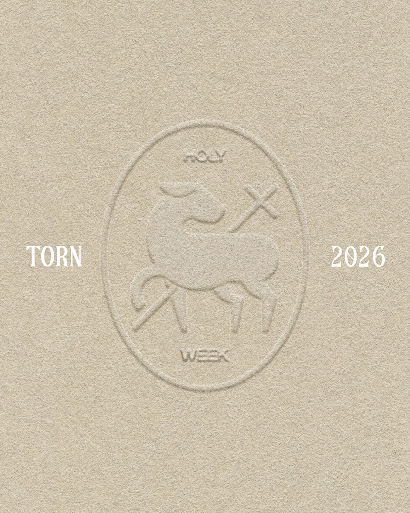 Through his brokenness, we are made whole. 
Holy Week 2026 Devotionals start March 29. 

#Torn #HolyWeek #Devotional