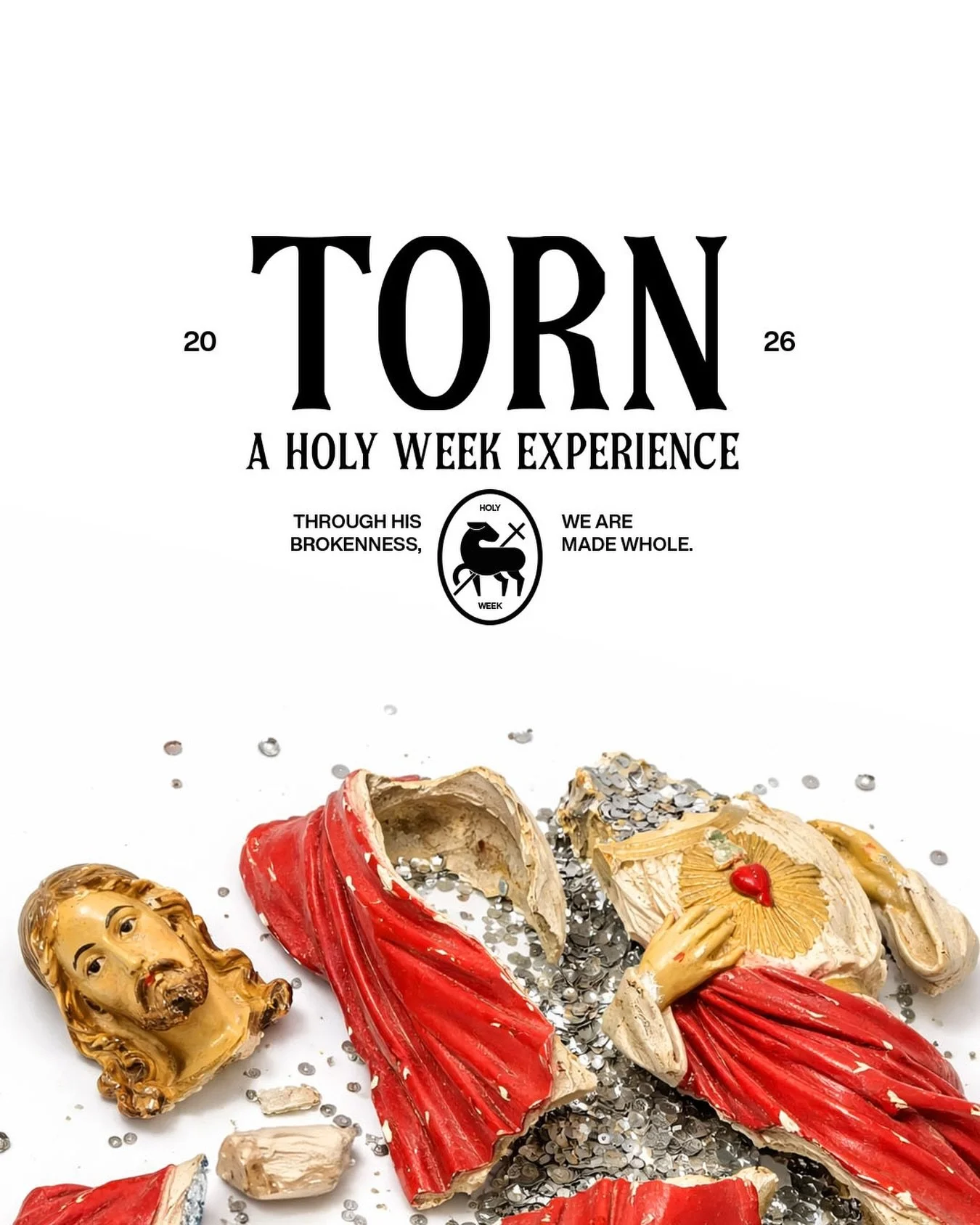 Through His brokenness, we are made whole. 
Holy Week devotionals are coming March 29!